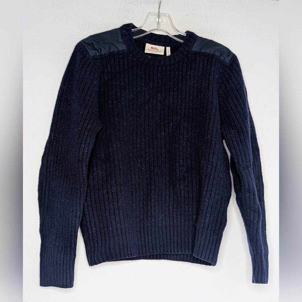 Fjällräven Sarek Knit Sweater , Navy  women's size medium